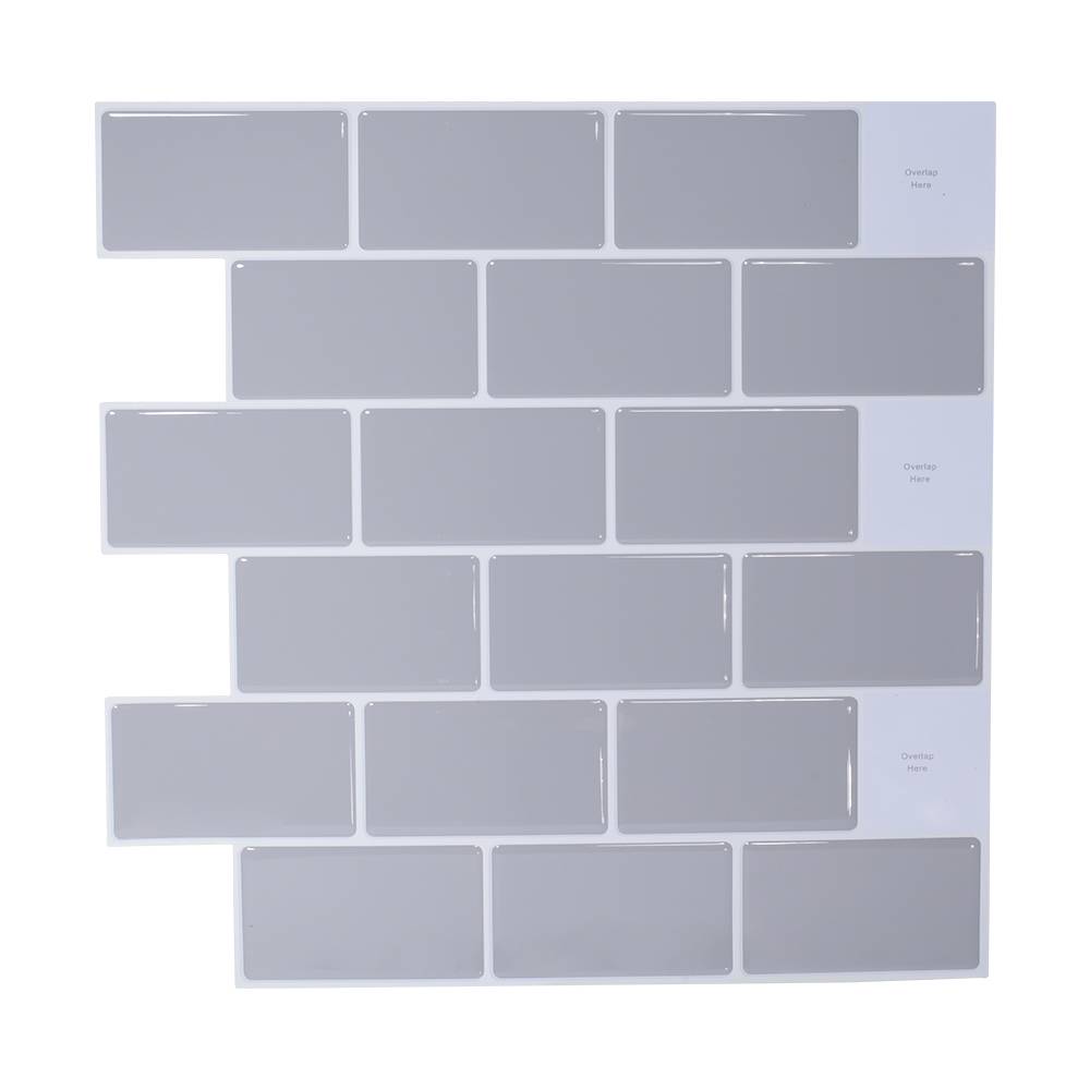 Peel & Stick Wall Covering Decorative Backsplash Tile Stickers Decals Wall Paper For Bathroom Kitchen Art Home Decor